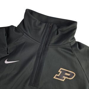 Nike CN9390-060 Purdue Citrus Bowl Womens 2XL XXL Gray Half Zip‎ Therma Fleece